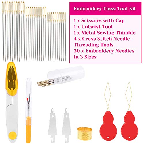 3 Embroidery+Friendship+Bracelet+Organizer+Bracelets