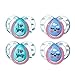 Tommee Tippee Closer to Nature Night Time Orthodontic Infant Soother Pacifier, 6-18 Months - Unisex, 4 Pack