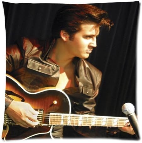 Elvis Presley Zippered Throw Pillow Cases Cover Cushion Case 18x18 (Two sides)