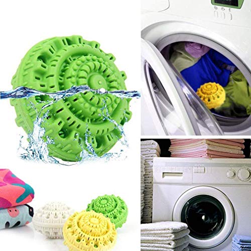 Sweetdecor Laundry Ball Magic Wash Laundry Balls Reusable Eco-Friendly Chemical Free Washer Machine Laundry Balls 4 Pack