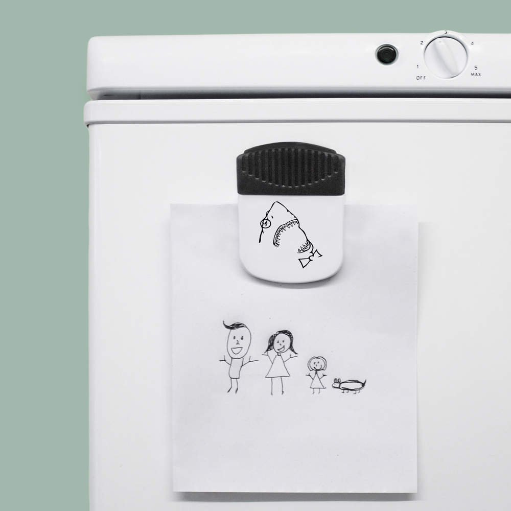 Azeeda Friki de Tiburón Clip Magnético (CP00005255): Amazon.es ...