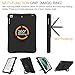 Fintie iPad 9.7 2018 2017 / iPad Air 2 / iPad Air Case, [Magic Ring] 360 Rotating Multi-Functional Grip Stand Shockproof Full-Body Rugged Protective Cover for iPad 6th / 5th Gen, iPad Air 1/2, Black