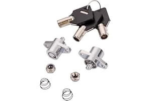 CELOMT 3 Keys Hard Saddlebag Saddle Bag Lock Set for Harley Davidson Touring Electra Glide+Road Glide+Street Glide+Road King 2014-2022 (Black)