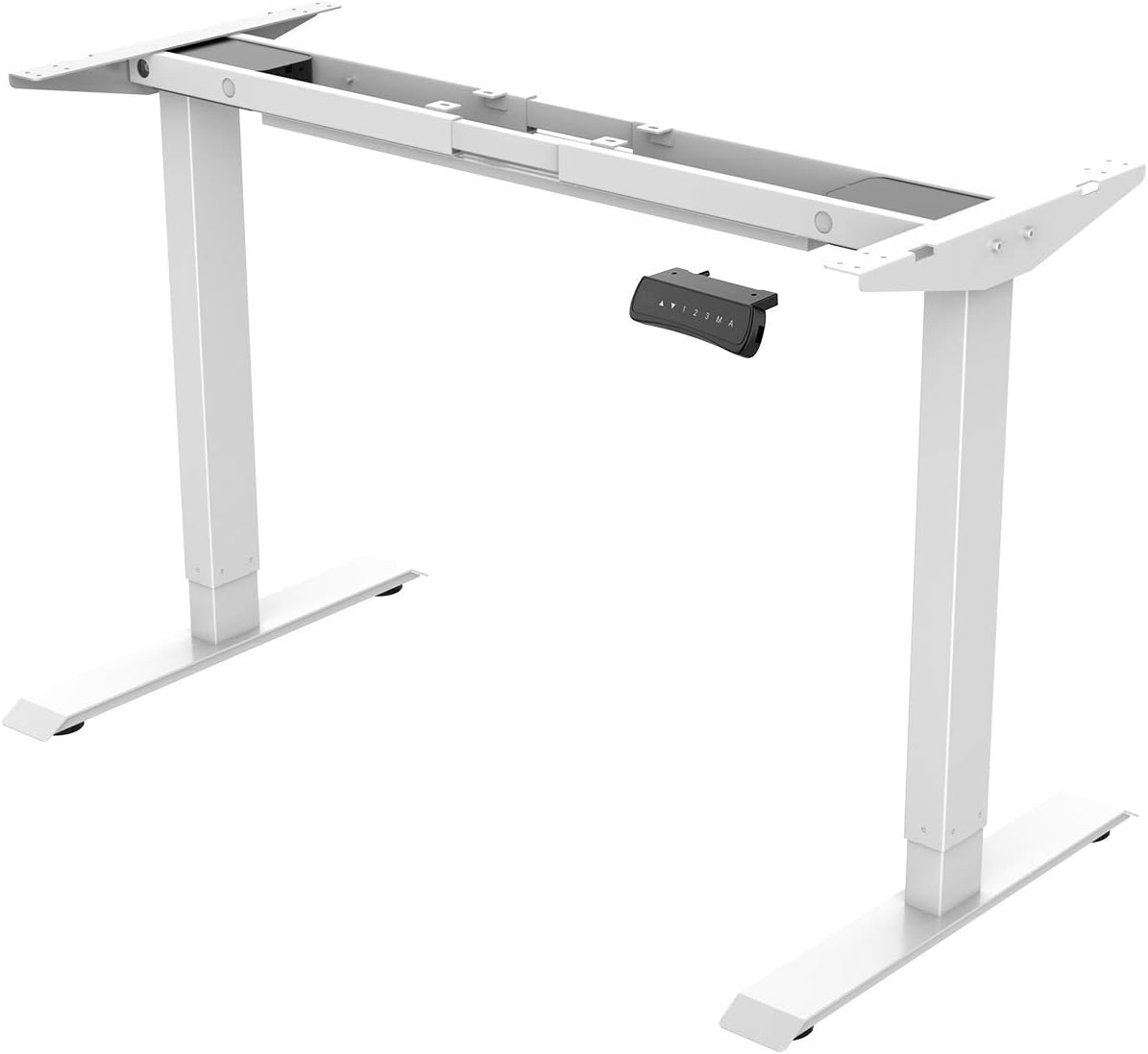 FLEXISPOT Standing Desk Dual Motors,Sit Stand Desk Height Adjustable Desk Stand Up Desk Electric Standing Desk Adjustable Standing Desk with Memory Smart Pannel EB2 Series (White Frame Only)