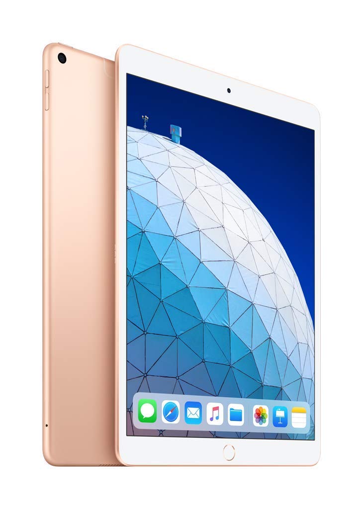 2019 Apple iPad Air (10.5-inch, Wi-Fi + Cellular, 64GB) Gold (Renewed)