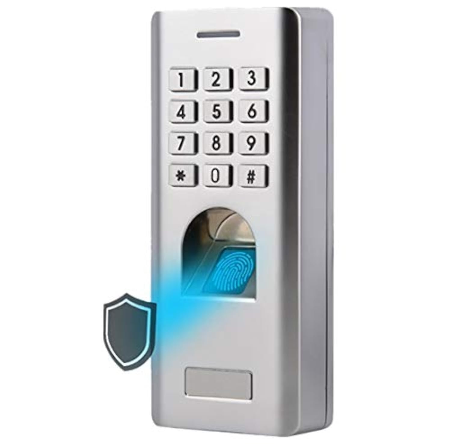 Waterproof IP66 Biometric Fingerprint Reader+Password Access Control System, Entry Door Lock, Multiple Fingerprint/PIN Access