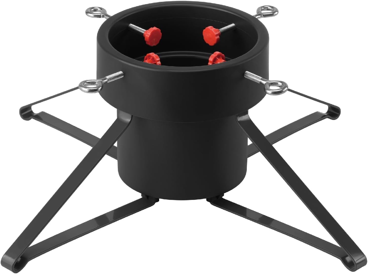 Tree Stands - Tree Nest Black Christmas Tree Stand for Real Trees Stand Sleek Holder Trees Stable Xmas Tree Base for Christmas Tree Decor