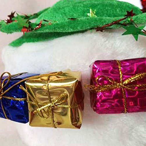 KICODE Fancy Dress Christmas Tree Coil Spring Hat Party Hats Cosplay Costume Gifts Decor 20Cmx40Cm - Thumbnail 4