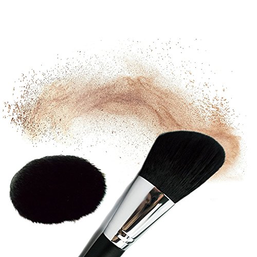 Bella and Bear Blush Brush for highlighting bronzing contouring suitable for creams and powders vegan friendly - Thumbnail 6