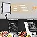 GVM 2 Packs LED Video Light, Dimmable Bi-Color, Lighting for YouTube Studio Photography, Upgrade LED Panel with LCD Screen, Video Shooting with Light Stand Kit, 480 LED Beads, 2300K-6800K, CRI 97+