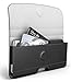 Encased Galaxy Note 8 Belt Pouch, XL Premium Holster Clip w/Reinforced Belt Loops + Magnetic Closure for Samsung Note 8 Phone (Compatible w/Slim Cases) (Black)