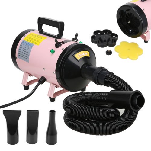 NEW Dog Cat Pet Grooming Hair Dryer Quick Blower Hairdryer Speed Heater 2800W