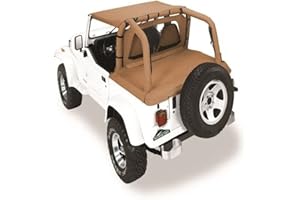 Pavement Ends by Bestop 41423-35 Black Diamond Cab Curtain for 2003-2006 Wrangler TJ