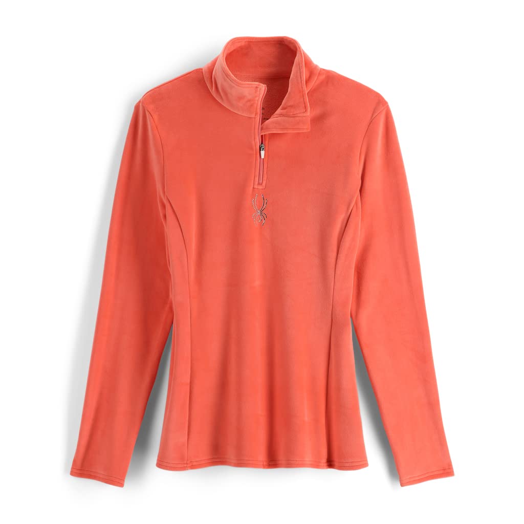 Spyder Womens Shimmer Bug Half Zip T-Neck