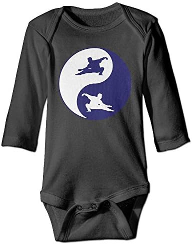 F2TRST Yinyang Tai Chi Gift Printed Unisex Baby Infant Bodysuit Warm Onesies Long Sleeve Rompers