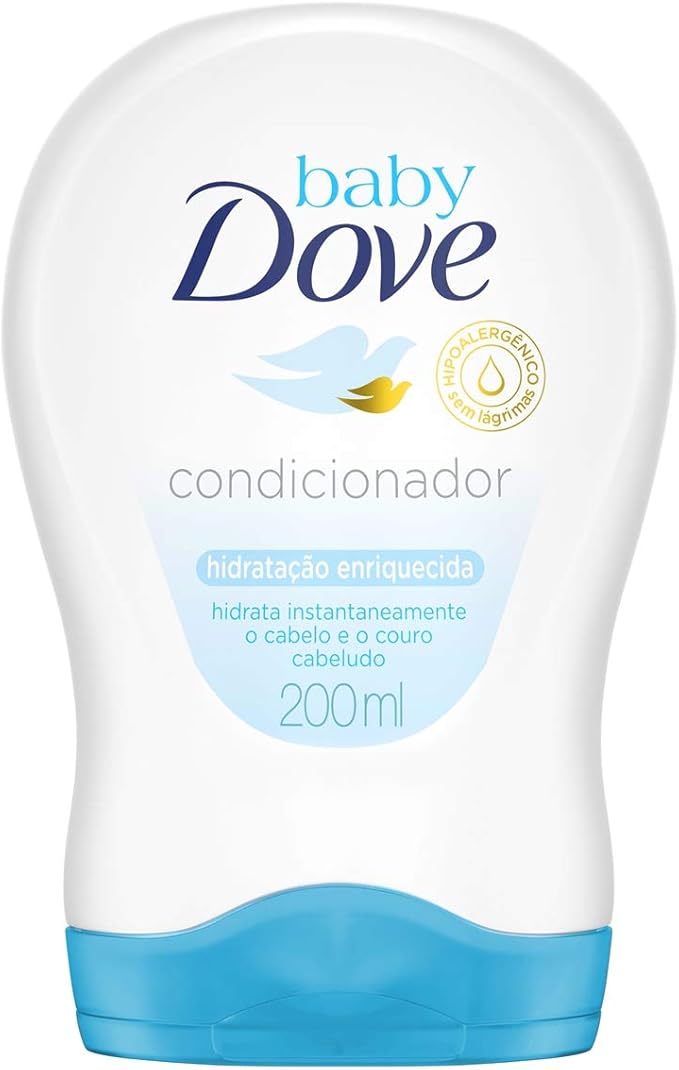 Condicionador Baby Dove Hidratação Enriquecida 200 Ml, Baby Dove