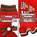 KYEESE Red Dog Sweater Christmas Turtleneck Small Dogs Sweaters Dress with Bowtie Knit Pullover Warm Dog Clothes