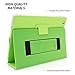 Snugg iPad 2 Case - Smart Cover with Kick Stand & Lifetime Guarantee (Green Leather) for Apple iPad 2