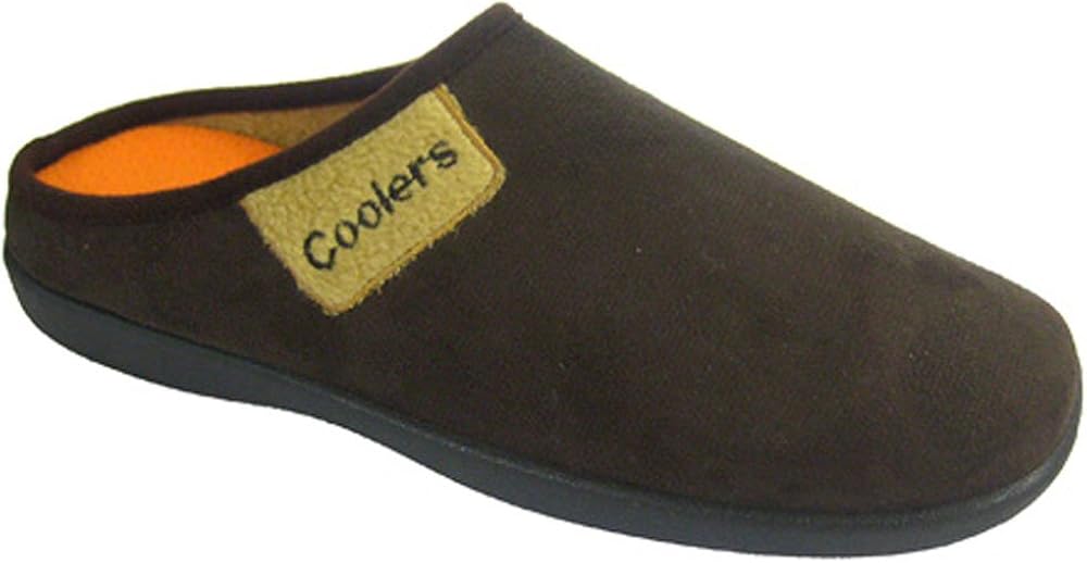 Coolers Mens Mule Clog Slippers with Memory Foam Insoles Sizes 712