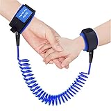 Austor Baby Child Anti Lost Wrist Link Safety Harness Strap Rope Leash Walking Hand Belt (Blue)