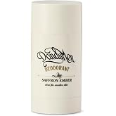 DandyMen Natural Deodorant for Men &ndash; Extra Strength Odor Protection, Aluminum Free &amp; Paraben Free &ndash; 2.6 oz, Saffron Ember