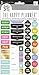 me & my BIG ideas Themed Stickers - The Happy Planner Scrapbooking Supplies - College Theme - Multi-Color - Perfect for Staying Organized with School Schedule, Scrapbooking & Paper Crafts - 5 Sheets
