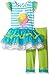 Rare Editions Baby Girls' Ice Cream Applique Tutu Legging Set