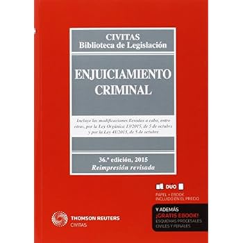 Enjuiciamiento Criminal (36ª Ed.) 2015 (Biblioteca de Legislación) Enjuiciamiento Criminal (36ª Ed.) 2015 (Biblioteca de Legislación)