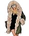 Roiii Women's Warm Winter Coat Thicken Hoodies Jacket Parka Overcoat Outerwear