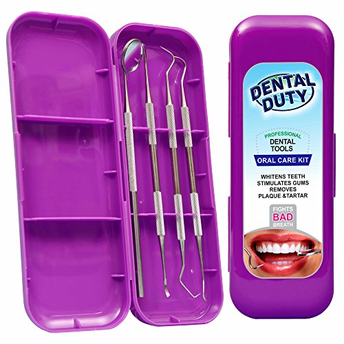 Dental Hygiene Kit Calculus & Plaque Remover Set Stainless Steel