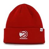 '47 Atlanta Hawks Red Cuff Beanie Hat - NBA Cuffed