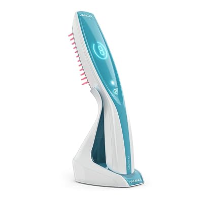 HairMax Ultima 12 LaserComb Hair Growth Device. Stimulates Hair Growth, Reverses Thinning, Regrows Denser, Fuller Hair. Targeted hair loss treatment. Light, Portable, FDA Cleared
