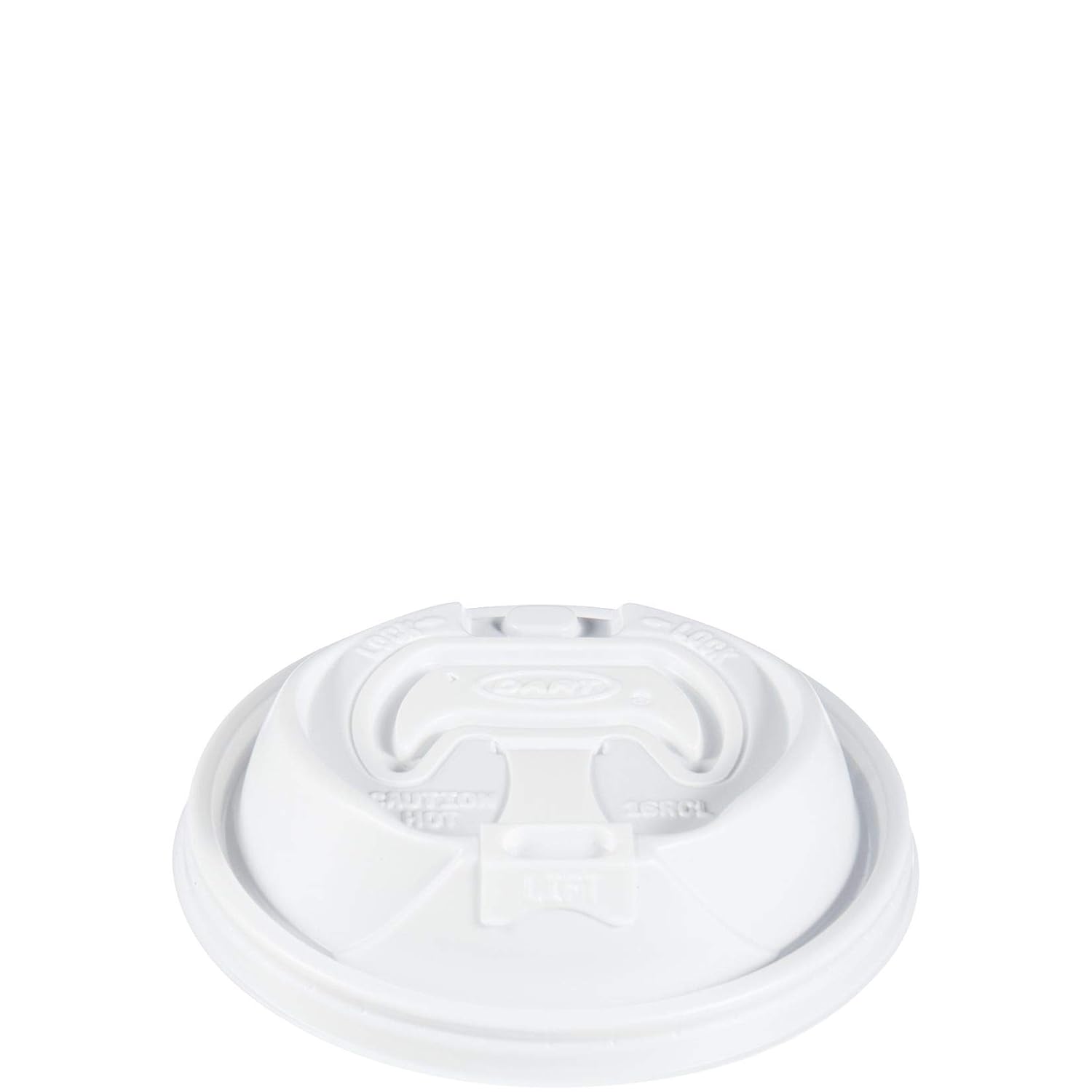 Dart Optima Reclosable Lids White 100 ct 16RCL