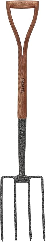 Draper DRA14301 Carbon Steel Garden Fork with Ash Handle view 2