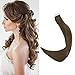 Full Shine 20inch Tape Hair PU Skin Weft Color #8 Ash Brown Tape in Extensions Unprocessed Real Human Hair Skin Weft Tape in Hair