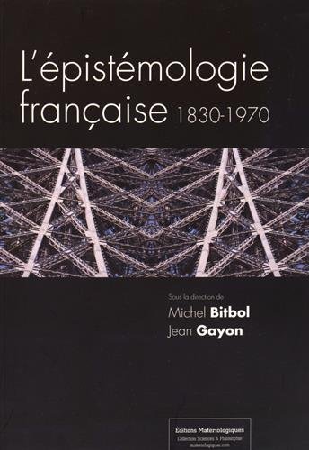 L' épistémologie française, 1830-1970