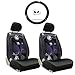 U.A.A. Inc. 5pc Nightmare Before Christmas Jack Skellington Steering Wheel Cover & Seat Covers Set New