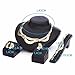 MOOCHI Women Necklace Jewelry Set Gold Plated Crystal Double Chain African Style
