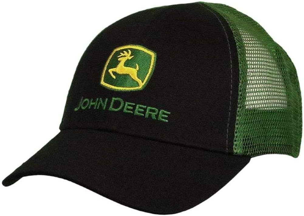 John Deere Kids Mesh Hat, Black Clothing