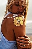 Flash Tattoos Women's Goldfish Kiss H2O Set