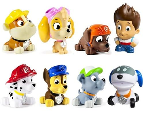 Paw Patrol Pup Squirters Complete Set 8 Characters Nickelodeon Spin paw-patrol-pup-squirters-complete-set-8-characters-nickelodeon-spin