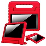 Fintie Case for All-New Amazon Fire HD 8 (6th Gen 2016 release), [Kiddie Series] Shock Proof Light Weight Convertible Handle Stand Cover Kids Friendly for Fire HD 8 Tablet (2016 6th Gen Only), Red