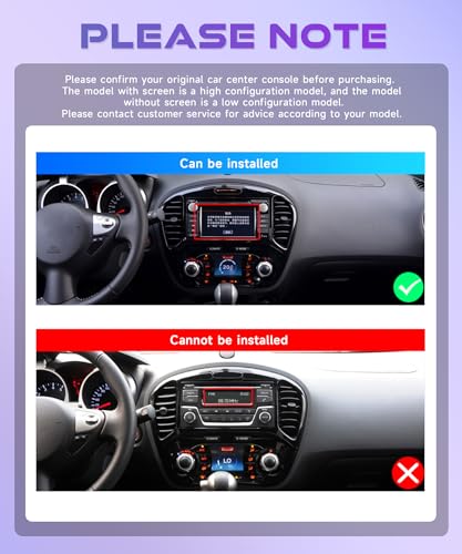 4G+128G Android Car Radio for Nissan Juke J15 2010-2019/YF15 Infiniti ESQ 2011-2017 Wireless Carplay Android Car, 9 Inch Incell Touchscreen GPS Radio WiFi Bluetooth FM/RDS/EQ Rear Camera