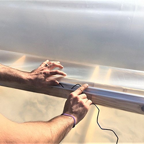 Bootstrap Farmer Lock Channel for Greenhouse Spring Wire U-Channel, 10 Pack, for Plastic Poly Film and Shade Cloth Attachment