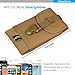 Premium Outdoor MOLLE Tactical Military Pouch Army Camo Waist Holster with Belt Clip for iPhone X 6 6s 7 Plus 8 Plus ,Samsung Galaxy Note 8 S7 S8 S6 Edge (Fits will a Slim Hard Case Bumper Cover On)