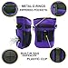 Treat Pouch Dog Training Bag Multi-Purpose with Adjustable Over the Shoulder Strap or Waist Belt (New Ver. 2.0 - Purple)