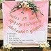 Bachelorette Banner Rose Gold Glitter Bridal Shower Engagement Party Decorations,3 pcs
