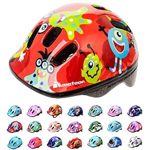 meteor Helmet For Baby Kids Toddler Childrens Boys Cycle Safety Crash Helmet Small Sizes For Child MTB Bike Bicycle…