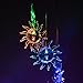 ISFORU Solar Wind Chime, LED Changing Color Waterproof Solar Wind Chimes Hanging Lantern Light for Home Party Bedroom Garden Decoration Xmas Gifts, Gifts for Mother Mum (Sunflower)