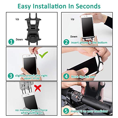 4 BOVON+Universal+Adjustable+Silicone+Bicycle